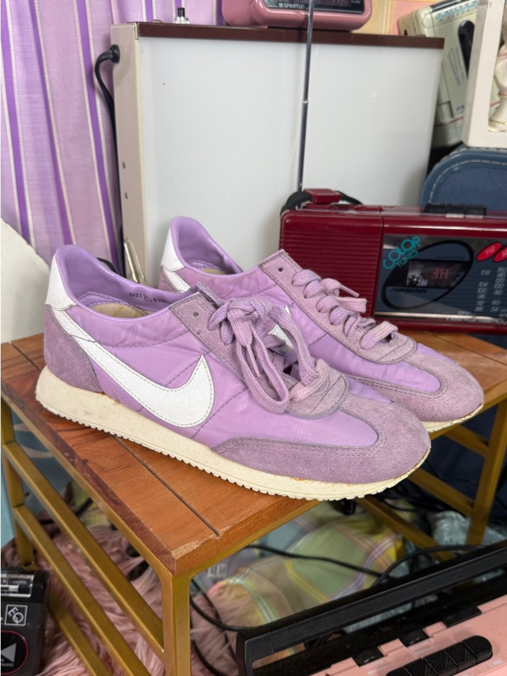 Nike Purple Retro Runner Sneakers